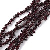 Natural Garnet Beads Strands G-G0003-B25-1