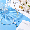 4Pcs 2 Colors 925 Sterling Silver Spring Gate Rings STER-PH0003-91-4