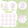 30Pcs Acrylic Bead Caps for Wind Chimes Making TACR-TA0001-69G-4