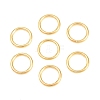 Brass Closed Jump Rings KK-D257-01G-01-1