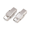 Tarnish Resistant 201 Stainless Steel Watch Band Clasps STAS-P221-22A-P-3