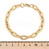 304 Stainless Steel Cable Chain Bracelets for Women Men BJEW-F488-33G-5