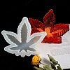 DIY Pot Leaf Ashtray Silicone Molds Kits DIY-OC0003-53-7