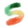 Transparent Painted Glass Beads Strands X1-DGLA-A034-T6mm-A04-1