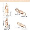 16Pcs 4 styles Brass Lobster Claw Clasps FIND-NB0002-65-5
