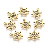 Tibetan Style Alloy Helm Pendants X-TIBEP-S257-AG-LF-1