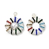 2Pcs 2 Colors ABS Plastic Imitation Pearl Pendants PALLOY-JF04399-1