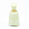 Faceted Natural Lemon Jade Openable Perfume Bottle Pendants G-E556-04C-2
