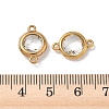 304 Stainless Steel Rhinestone Connector Charms STAS-P453-08G-01-3