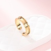 304 Stainless Steel Cuff Open Rings SA-CBACA70-01B-G-1