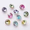 K9 Glass Rhinestone Cabochons GLAA-D001-04-2