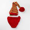 Crochet Baby Beanie Costume AJEW-R030-63-2