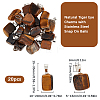 20Pcs Natural Tiger Eye Pendants G-BBC0001-50C-2