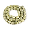 Anti-Tarnish Electroplate Glass Beads Strands EGLA-N027-03A-13-2