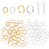 60Pcs 4 Style Brass Beads Frames KK-FH0005-31-1