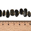 Natural Golden Sheen Obsidian Beads Strands G-L649-A04-01-5