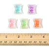 32Pcs UV Plating Rainbow Iridescent Acrylic Beads OACR-FS0002-14-5