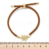 Adjustable Nylon Cord Bracelets X-BJEW-C096-01G-23-5