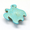 Synthetic Turquoise Pendants X-TURQ-S283-22-3