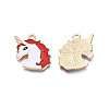 Alloy Enamel Pendants ENAM-S130-20E-3
