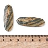 Natural Indian Green Line Jasper Pendants G-Z151-02B-3