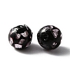 Handmade Lampwork Bead GLAA-WH0033-48D-1