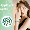 20Pcs Natural Green Aventrine Gemstone European Beads G-NB0005-89C-6