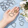 24Pcs Zinc Alloy Spring Gate Clasps FIND-HS0001-40P-3