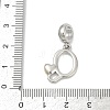 Brass European Dangle Charms KK-Z097-01Q-GP-3