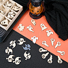 1 Set Halloween Theme Wooden Pendant Decorations WOOD-SC0001-92B-4