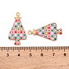 Christmas Theme Rack Plating Alloy Pendants FIND-M020-02E-G-3