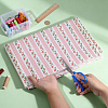 1M Flower Pattern Cotton Fabric DIY-PH0036-57-3