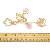 Alloy Enamel Pendant Keychains HJEW-FS00052-03-5