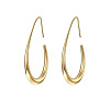 Teardrop Brass Dangle Earrings FS-WG1287F-01-1