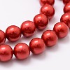 Shell Pearl Bead Strands BSHE-L026-08-8mm-3