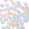 50Pcs Frosted Acrylic Beads PW-WG7CE4A-02-1