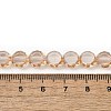 Electroplate Glass Beads Strands EGLA-L045-G-PL01-4