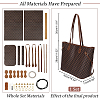 DIY Imitation Leather Sew on Women's Tote Bag Making Kit DIY-WH0399-47A-3