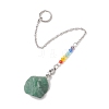 Raw Rough Natural Gemstone Dowsing Pendulums PALLOY-JF05237-3