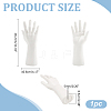 PP Plastic Mannequin Right Hand Watch Display Holder ODIS-WH0070-12B-5