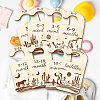 Wood Baby Closet Size Dividers AJEW-WH0352-008-4