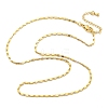 Brass Link Chain Necklaces for Women NJEW-D302-30G-4