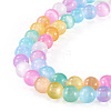 1 Strand Natural Selenite Dyed Beads Strands G-TA0002-89-2