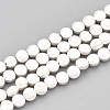 Electroplate Non-magnetic Synthetic Hematite Beads G-T114-18-2