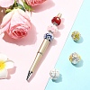 6Pcs 6 Colors Handmade Polymer Clay Rhinestone Indonesia Beads CLAY-YW0002-75-5