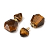 Natural Tiger Eye Perfume Bottle Pendants G-L623-12G-01-2
