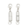 Brass Magnetic Clasps Converter KK-TAC0001-01S-2