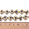 Electroplate Glass Beads Strands EGLA-T021-24C-4