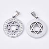 201 Stainless Steel Pendants STAS-N089-29P-2