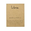 12 Constellation Theme Cardboard Jewelry Display Cards AJEW-TAC0003-10G-1